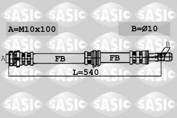 SASIC Pidurivoolik 6606061