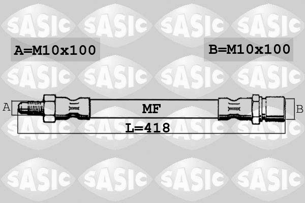 SASIC Тормозной шланг 6606122