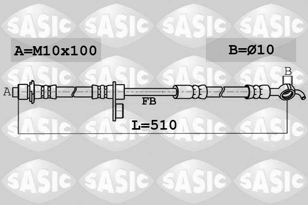 SASIC Pidurivoolik 6606141