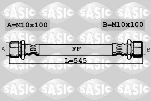 SASIC Тормозной шланг 6606191