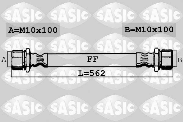 SASIC Тормозной шланг 6606203