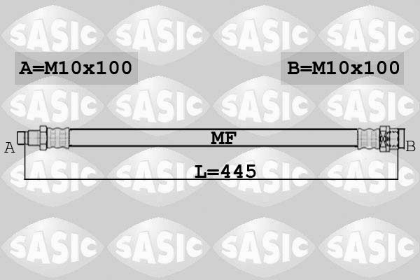 SASIC Тормозной шланг 6606228