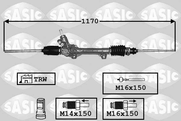 SASIC Рулевой механизм 7006041
