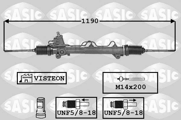 SASIC Рулевой механизм 7006069