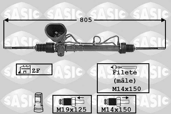 SASIC Рулевой механизм 7006117