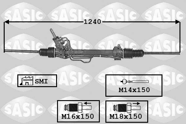 SASIC Рулевой механизм 7006122