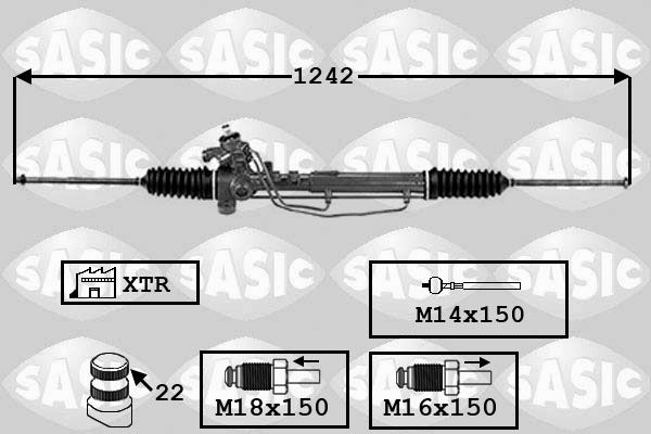SASIC Рулевой механизм 7006149