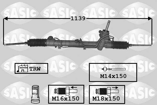 SASIC Рулевой механизм 7006157