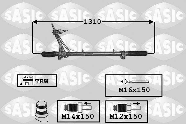 SASIC Рулевой механизм 7170025