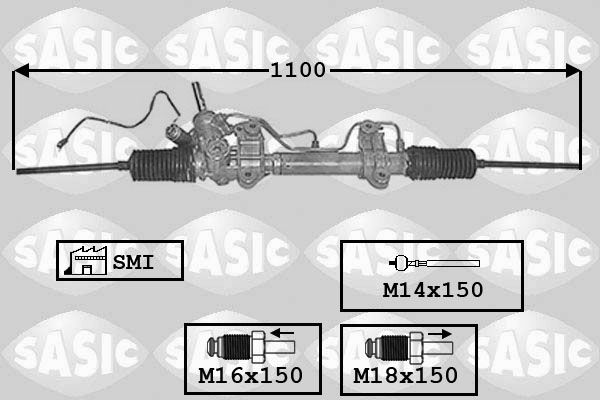 SASIC Рулевой механизм 7174002