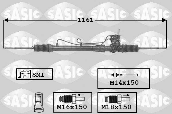 SASIC Рулевой механизм 7174006