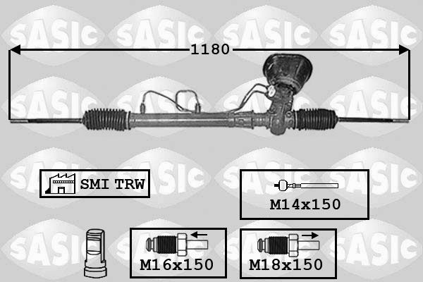 SASIC Рулевой механизм 7174009