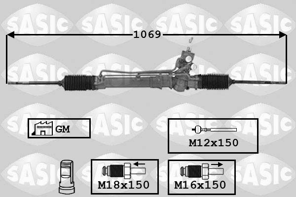 SASIC Рулевой механизм 7176007