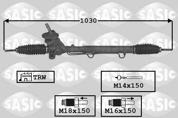 SASIC Рулевой механизм 7176029