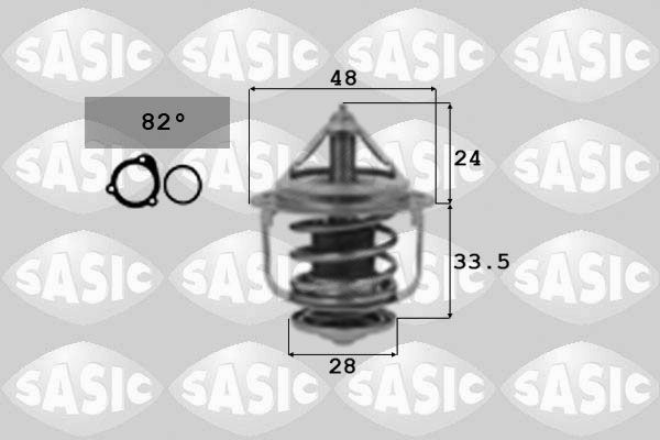 SASIC Термостат, охлаждающая жидкость 9000317