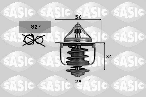 SASIC Termostaat,Jahutusvedelik 9000702