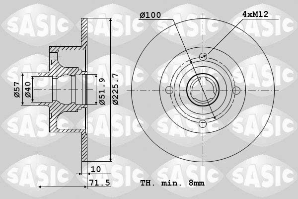 SASIC Piduriketas 9004358J