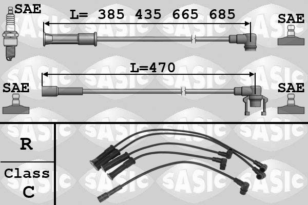 SASIC Süütesüsteemikomplekt 9284007