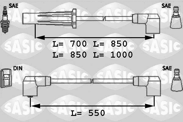 SASIC Süütesüsteemikomplekt 9286039