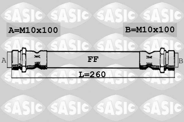 SASIC Тормозной шланг SBH0165