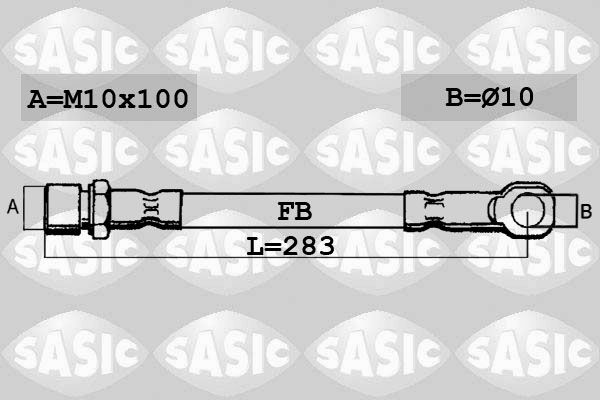 SASIC Тормозной шланг SBH6308