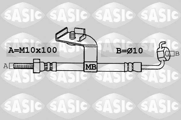 SASIC Тормозной шланг SBH6327