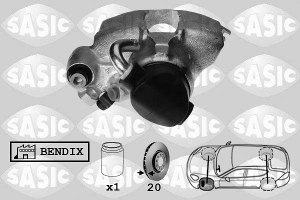 SASIC Тормозной суппорт SCA0056