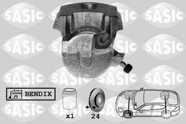 SASIC Тормозной суппорт SCA4054