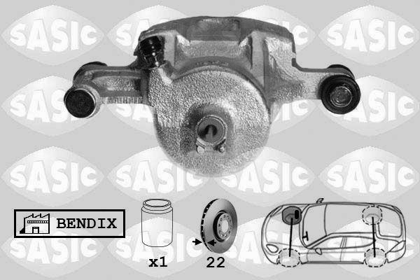 SASIC Тормозной суппорт SCA6121