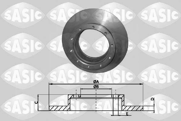 SASIC Тормозной диск T613001