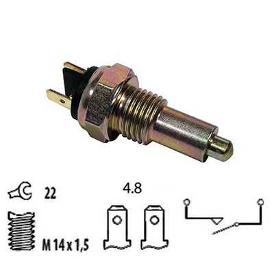 SIDAT Выключатель, фара заднего хода 3.234245