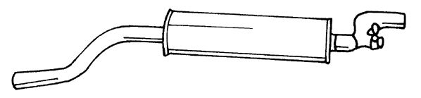 SIGAM Глушитель выхлопных газов конечный 18618