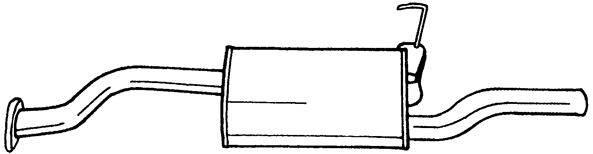 SIGAM Глушитель выхлопных газов конечный 23628