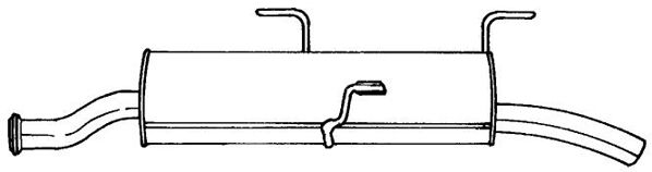 SIGAM Глушитель выхлопных газов конечный 45649