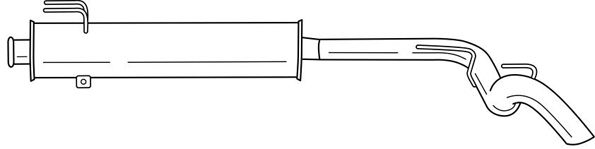 SIGAM Глушитель выхлопных газов конечный 49618