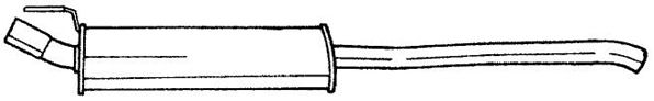 SIGAM Глушитель выхлопных газов конечный 60627