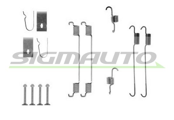 SIGMAUTO Комплектующие, тормозная колодка SK0527