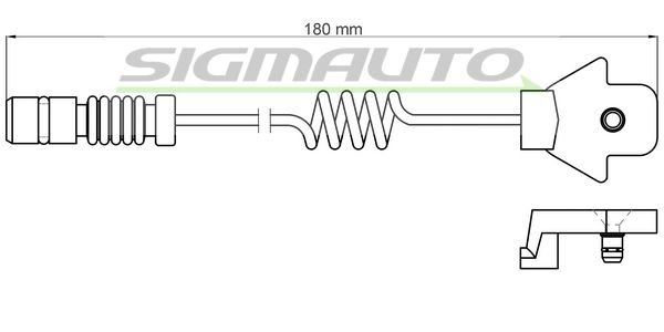 SIGMAUTO Сигнализатор, износ тормозных колодок WI0593