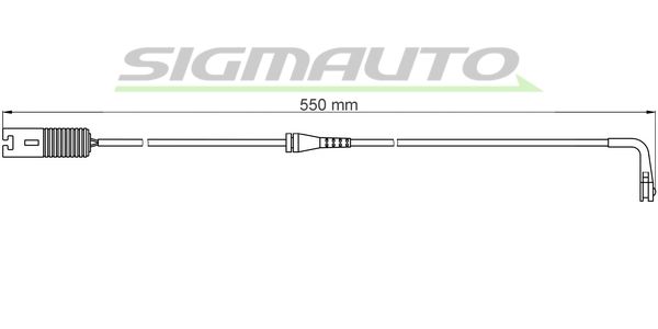 SIGMAUTO Сигнализатор, износ тормозных колодок WI0610