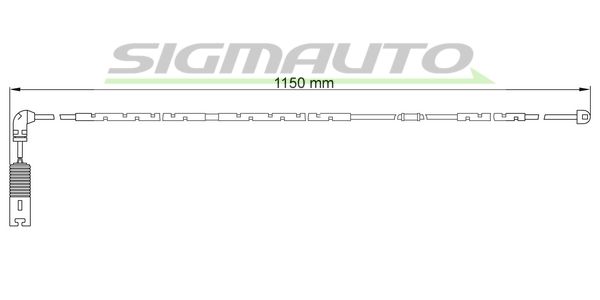 SIGMAUTO Сигнализатор, износ тормозных колодок WI0703