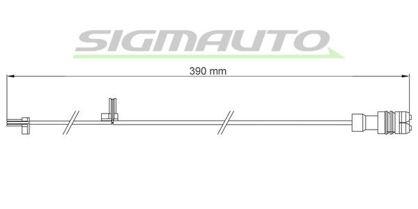 SIGMAUTO Сигнализатор, износ тормозных колодок WI0714