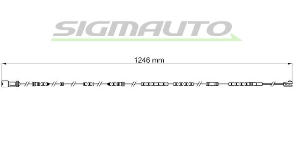 SIGMAUTO Сигнализатор, износ тормозных колодок WI0751