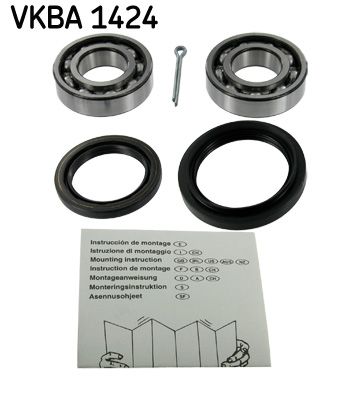 SKF Комплект подшипника ступицы колеса VKBA 1424