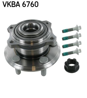 SKF Комплект подшипника ступицы колеса VKBA 6760