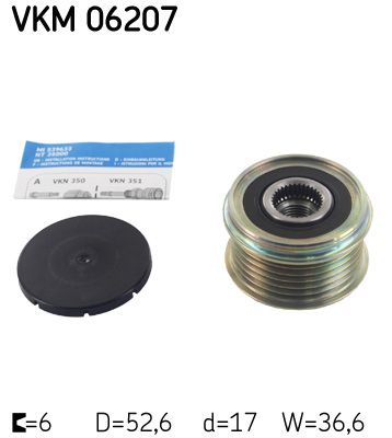 SKF Generaatori vabakäik VKM 06207