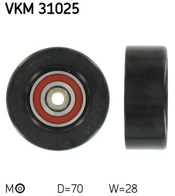 SKF Натяжной ролик, поликлиновой ремень VKM 31025