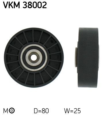 SKF Натяжной ролик, поликлиновой ремень VKM 38002