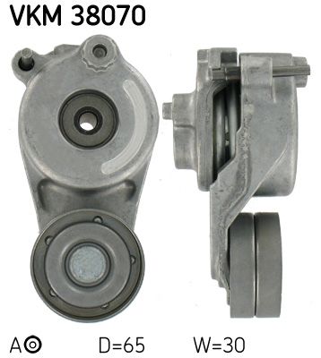SKF Натяжной ролик, поликлиновой ремень VKM 38070