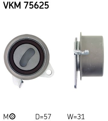 SKF Натяжной ролик, ремень ГРМ VKM 75625