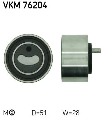 SKF Натяжной ролик, ремень ГРМ VKM 76204